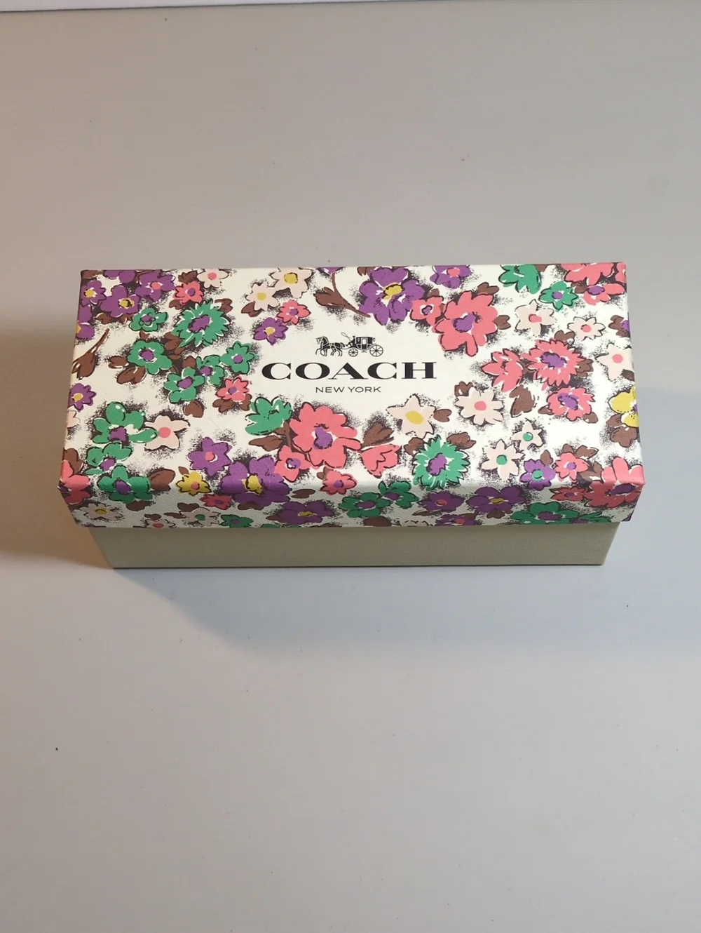 Coach Floral Gift Box 7x3x2.75